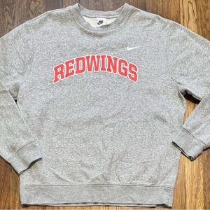 Nike Gray Redwings Crewneck Sweatshirt